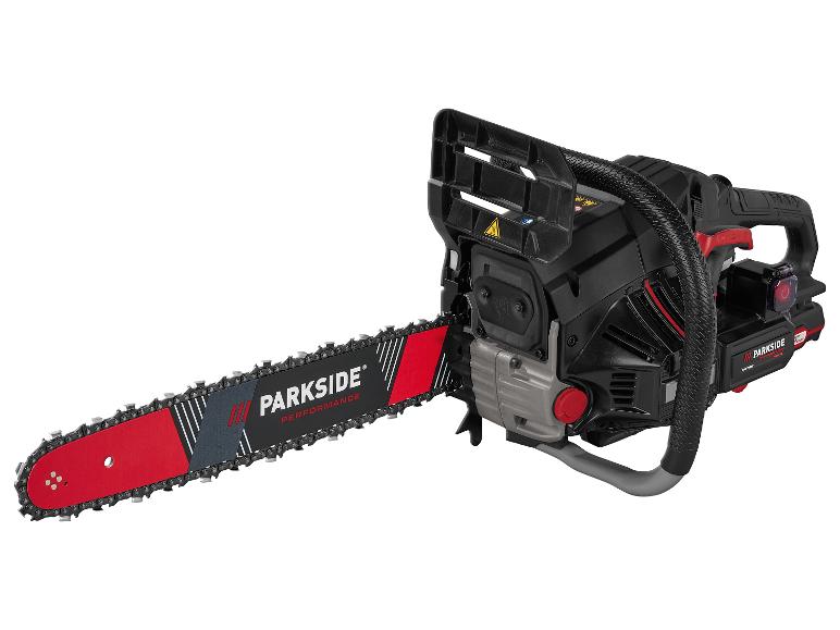 PARKSIDE PERFORMANCE® PPBKS 56 B2 Benzines láncfűrész elektromos indítással, 56 cm³, 3,1 LE, 44 cm