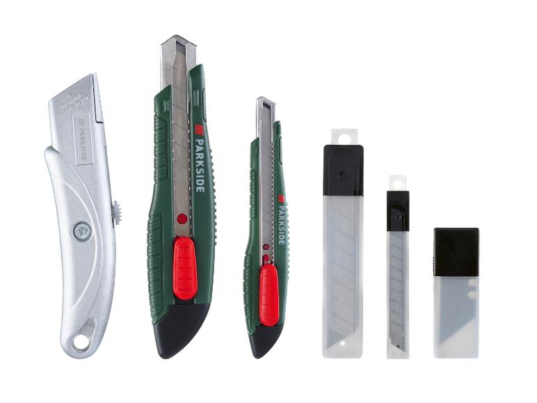 PARKSIDE® Vágókés és sniccer készlet, 33 részes, 30 db tartalék pengével
