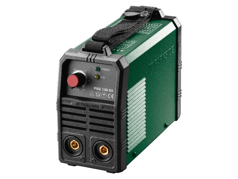PARKSIDE® PISG 120 D5 Inverteres hegesztőgép, 120 A, MMA, 1,6–2,5 mm elektródákhoz, tartozékokkal