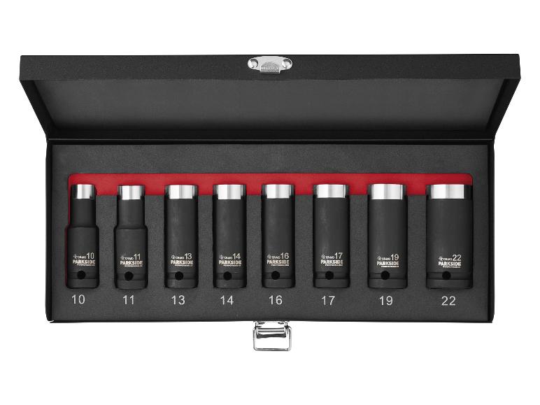 PARKSIDE PERFORMANCE® PSNP 8 C3 gépi dugókulcs készlet, 1/2", 8 részes