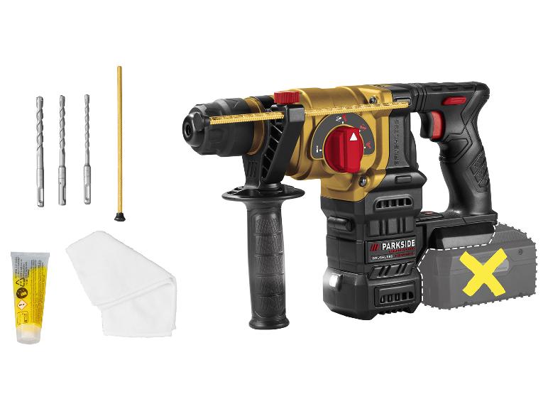 PARKSIDE PERFORMANCE® Akkumulátoros fúró-vésőkalapács, 20 V, 3 J, SDS-Plus, Brushless – PKHAP 2034-Li B1 Limited Edition – Akku nélkül