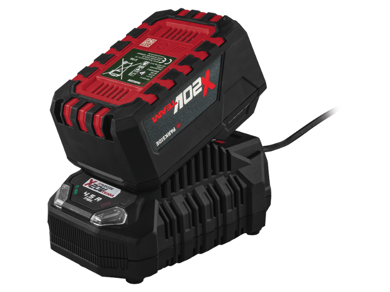PARKSIDE® PLG 20 C3 Töltő (20 V/4,5 A) + PAP 204 A1 Akkumulátor (20 V/4 Ah)