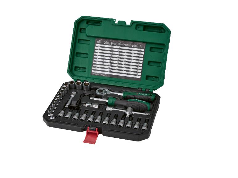 PARKSIDE® PSSS 36 A1 Dugókulcs készlet, 36 részes 1/4"