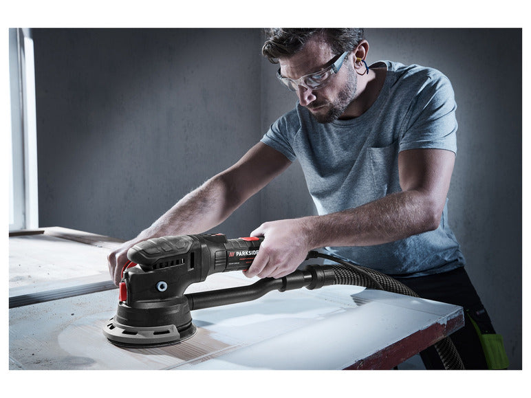 PARKSIDE PERFORMANCE® PPEXS 750 A1 Excentercsiszoló, 750 W, 150 mm, 6 fokozat, kofferral