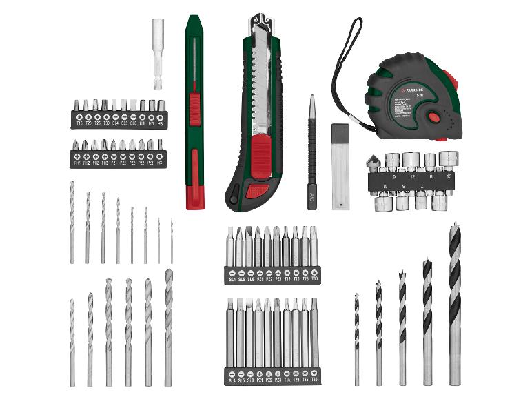 PARKSIDE® PABS 20-Li I9 Akkus fúró-csavarozó készlet, 20 V, 2×2 Ah, töltővel és tartozékokkal
