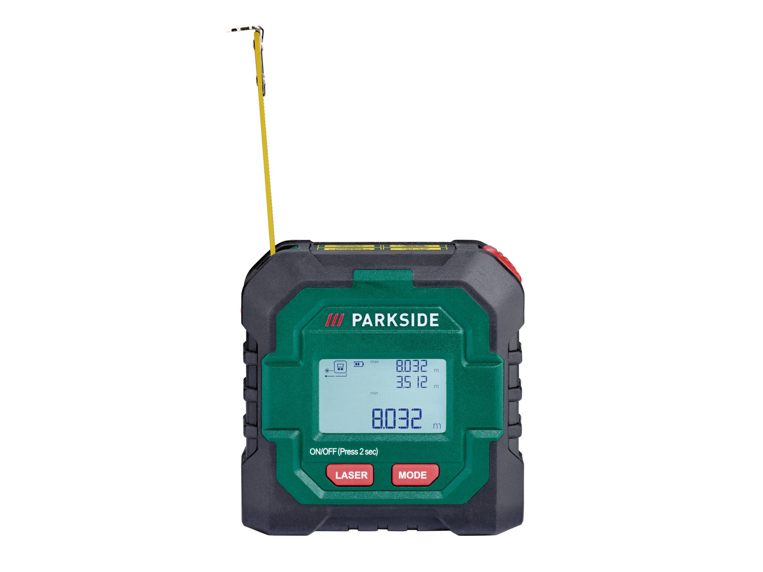 PARKSIDE® PLMB 4 C2 Lézeres távolságmérő mérőszalaggal