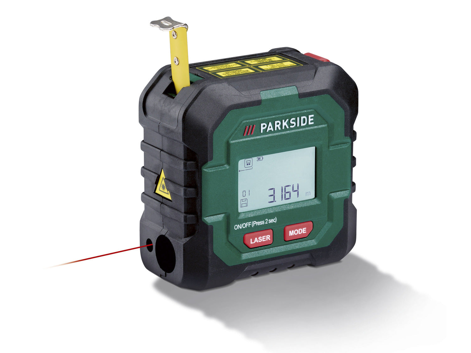 PARKSIDE® PLMB 4 C2 Lézeres távolságmérő mérőszalaggal