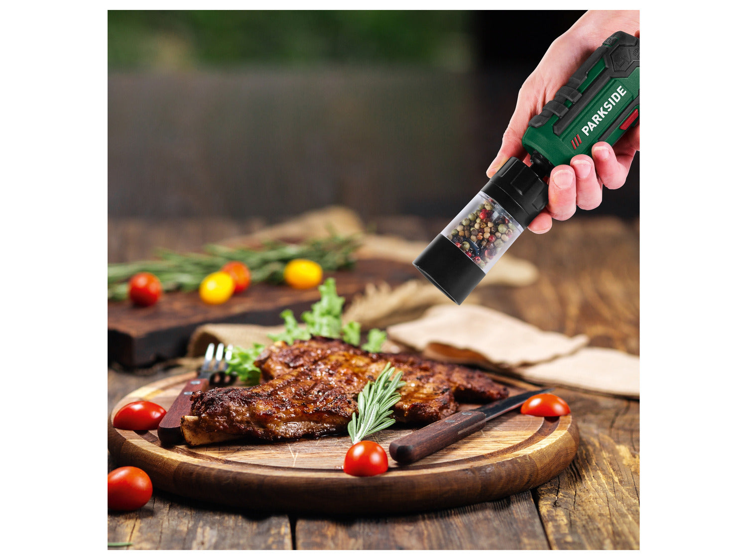 PARKSIDE® PAS 4 D7 – 15 részes akkumulátoros csavarhúzó BBQ-kiegészítőkkel, díszdobozban - FAN Edition