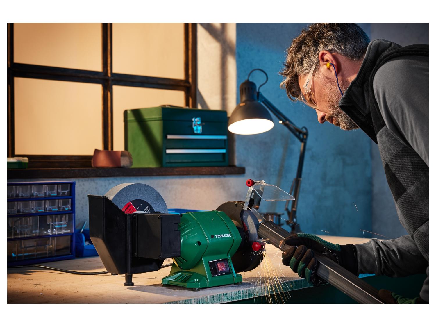 PARKSIDE® PNTS 250 C2 - Száraz- és nedves köszörű 250 W