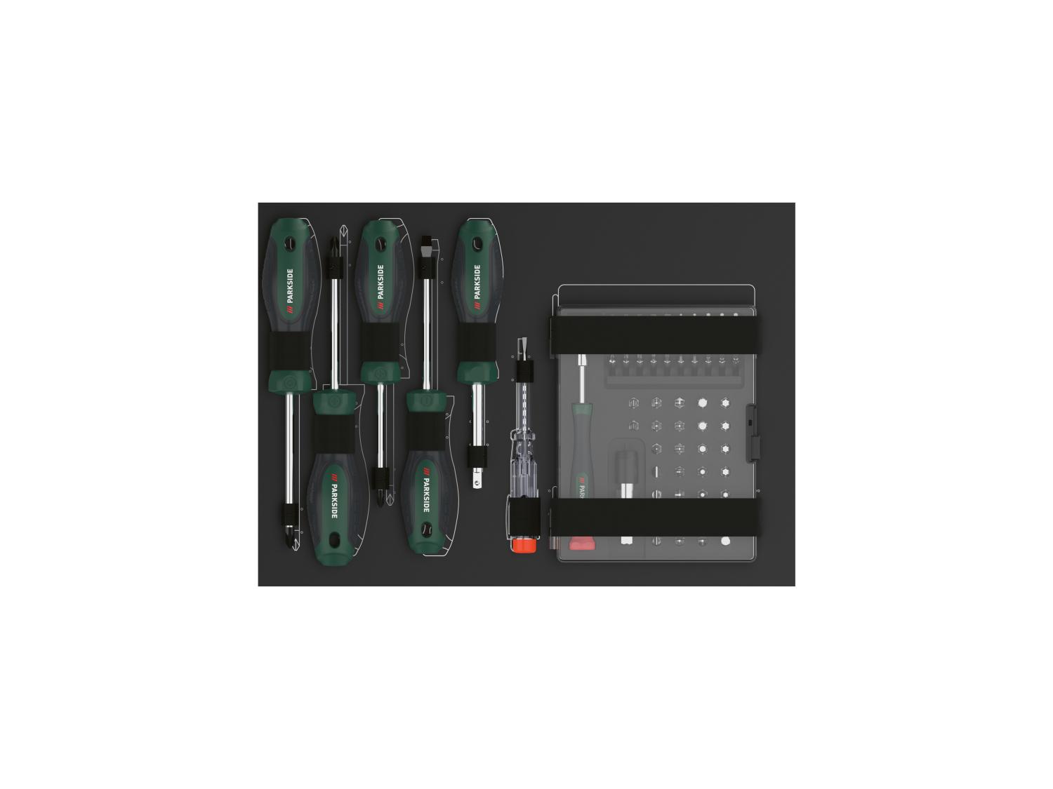 PARKSIDE® Szerszámkoffer - 108 részes