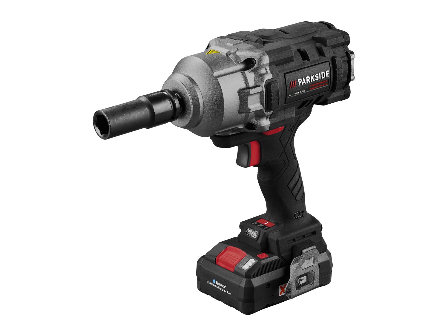 PARKSIDE PERFORMANCE® PASSP 20-Li C4 Akkus ütvecsavarozó tartozékokkal 20 V akkumulátorral és töltővel