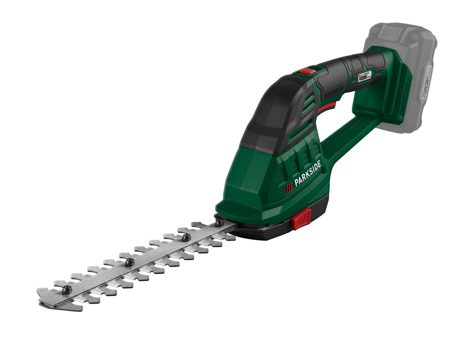 PARKSIDE® PAGS 20-Li A1 20 V 2 az 1-ben akkus fű- és bokornyíró (Akkumulátor és töltő nélkül)
