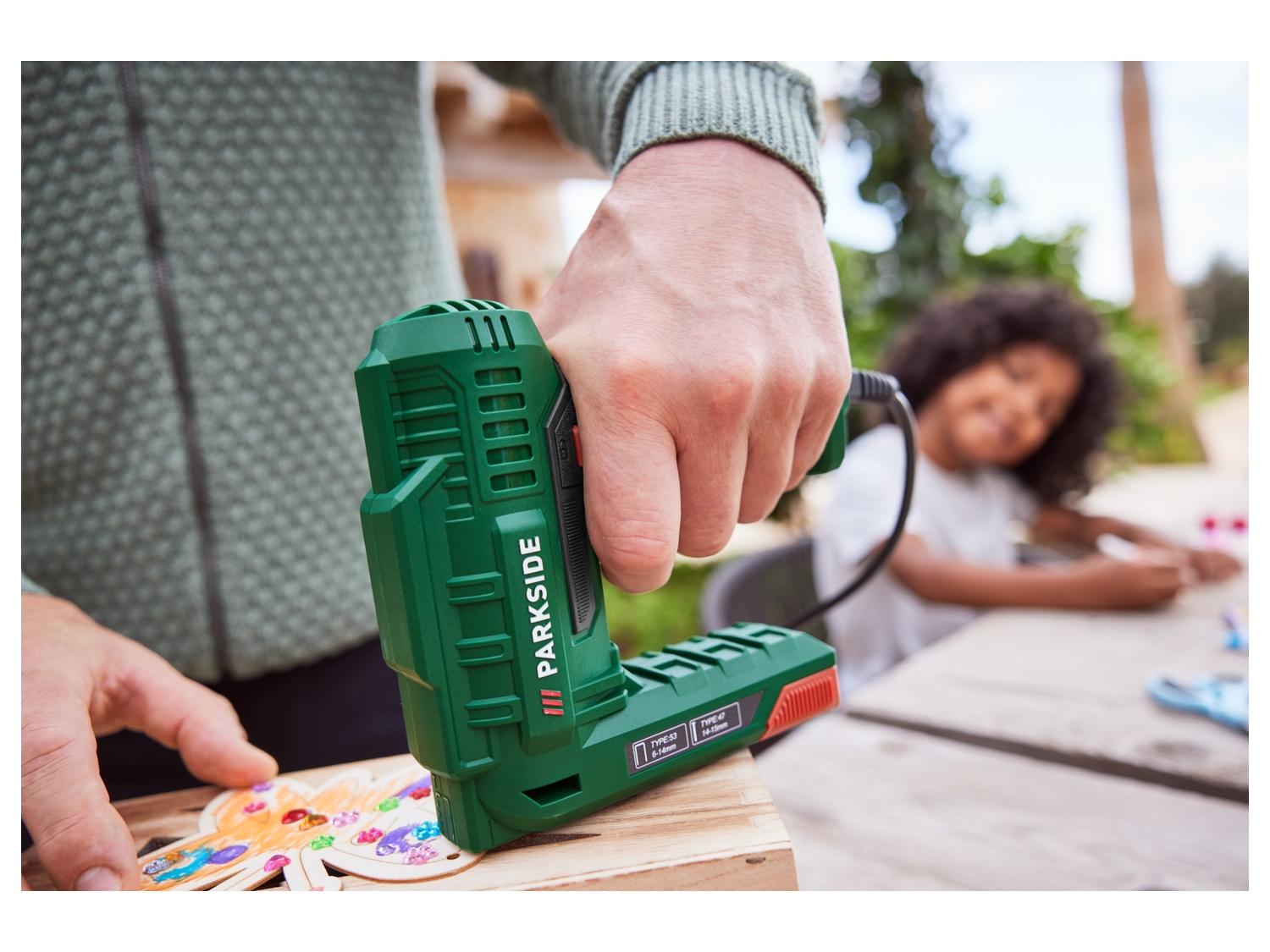 PARKSIDE® PHET 15 C2 elektromos tűző- és szögbelövő – kapcsokkal és szögekkel