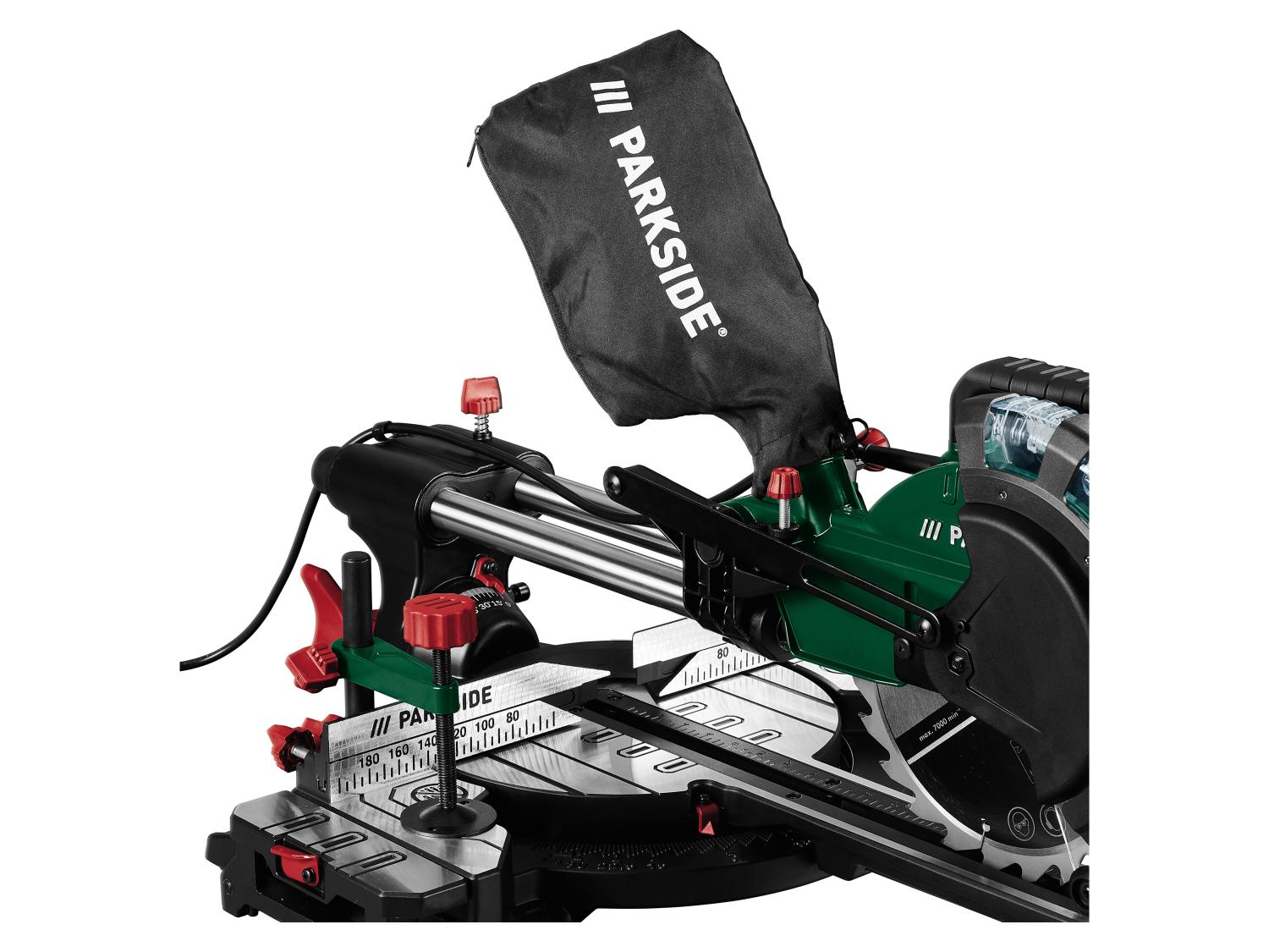 PARKSIDE® PZKS 2000 C3 kihajló/állítható fejű asztali gérvágó – precíz vágás fához és műanyaghoz