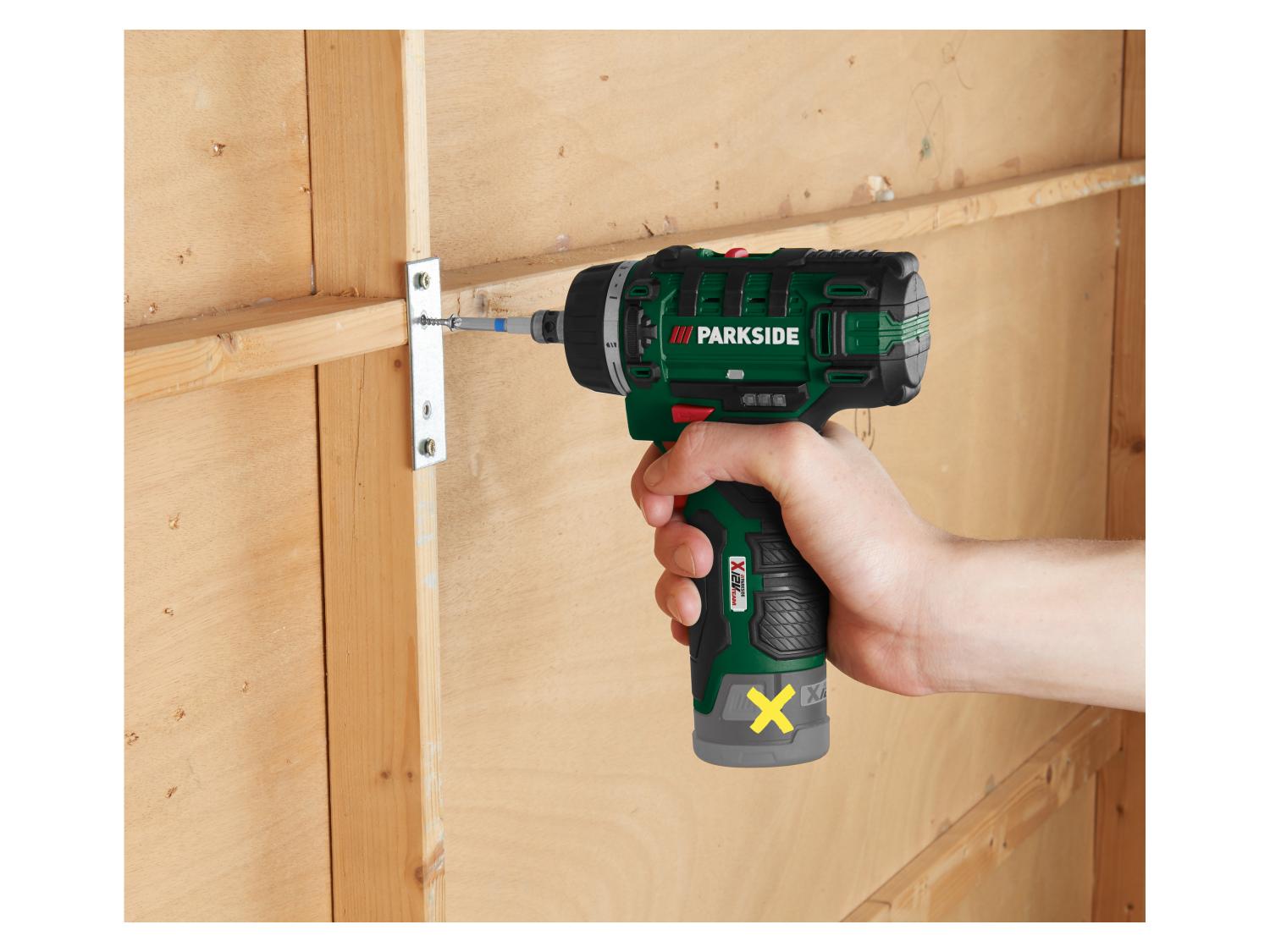 PARKSIDE® PBSA 12 E4 Akkus fúró-csavarozó 12 V - (Akkumulátor és töltő nélkül)