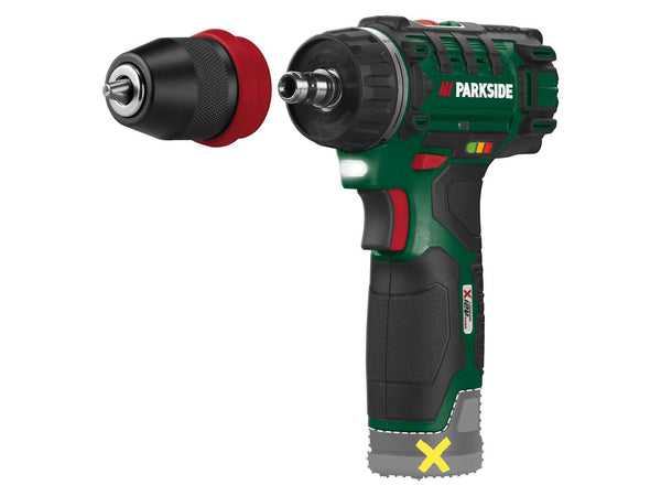 PARKSIDE® PBSA 12 E4 Akkus fúró-csavarozó 12 V - (Akkumulátor és töltő nélkül)
