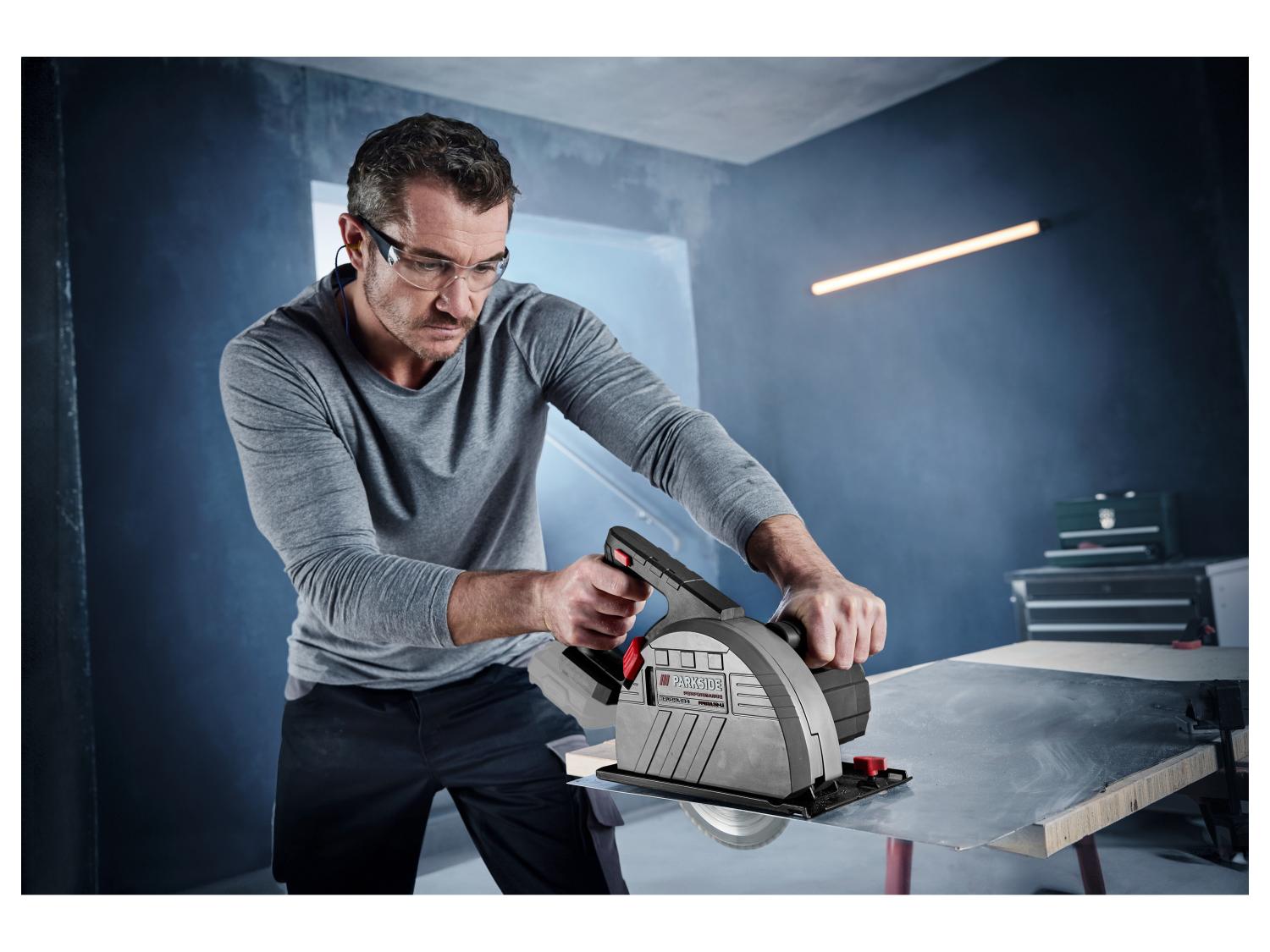 PARKSIDE PERFORMANCE® Aku kézi fém körfűrész PPMSA 20-Li A1 (akku és töltő nélkül)