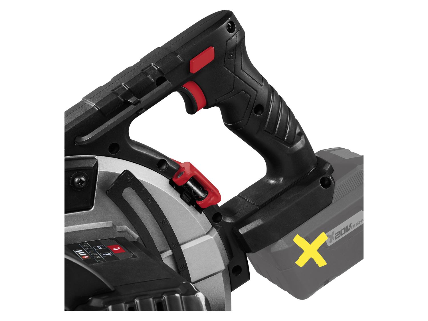 PARKSIDE PERFORMANCE® Aku kézi fém körfűrész PPMSA 20-Li A1 (akku és töltő nélkül)