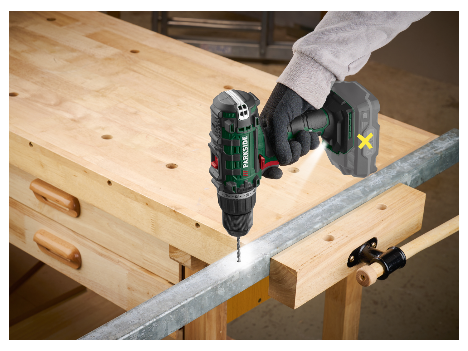 PARKSIDE® PABS 20 Li I9 akkumulátoros fúró-csavarozó (akku és töltő nélkül)