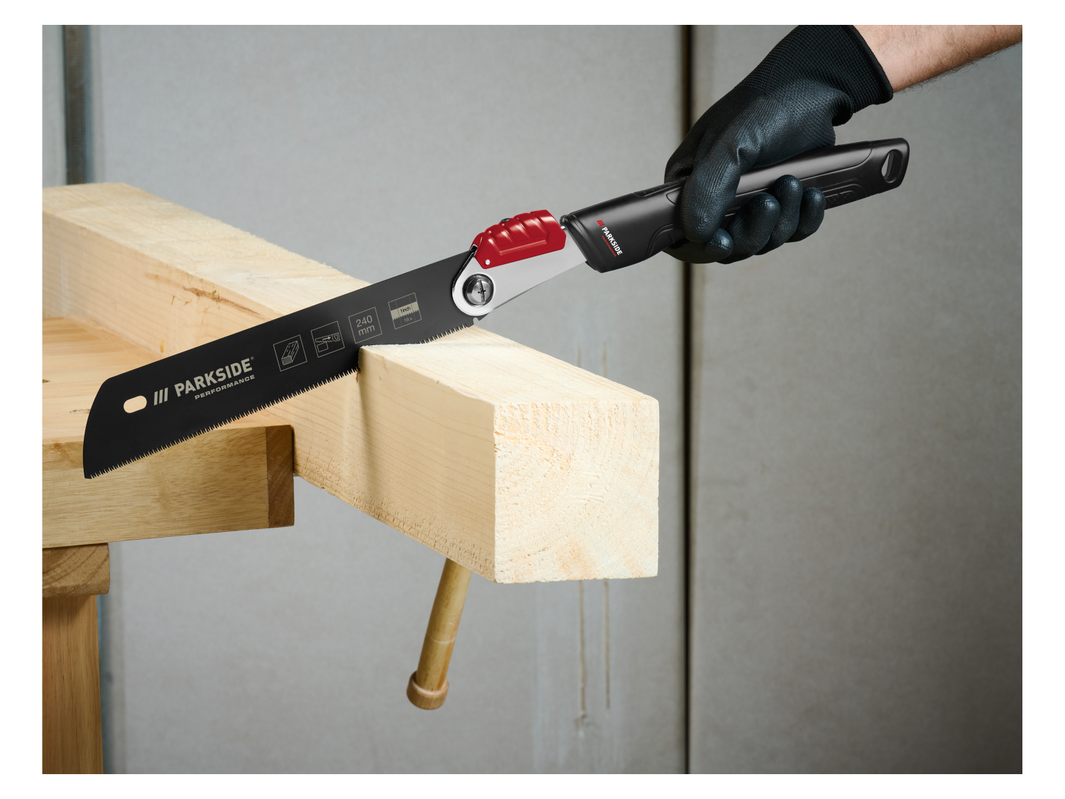 PARKSIDE PERFORMANCE® Kataba összecsukható japán fűrész – 16 fog/hüvelyk