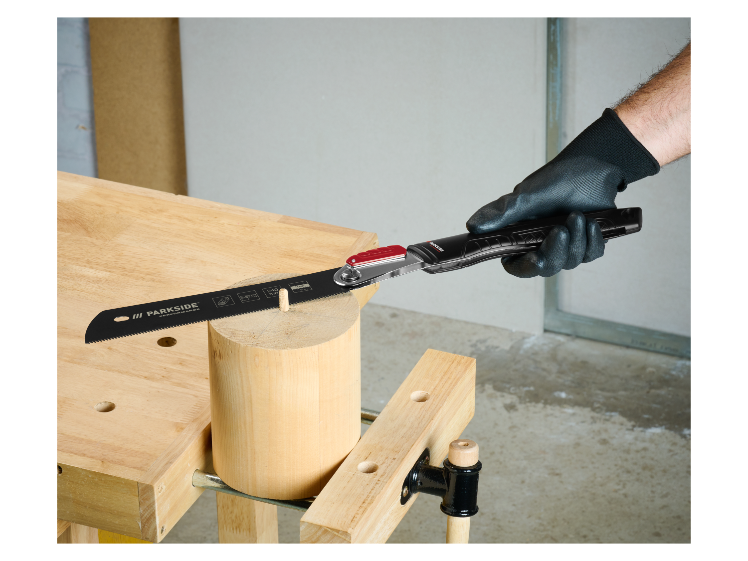 PARKSIDE PERFORMANCE® Kataba összecsukható japán fűrész – 16 fog/hüvelyk