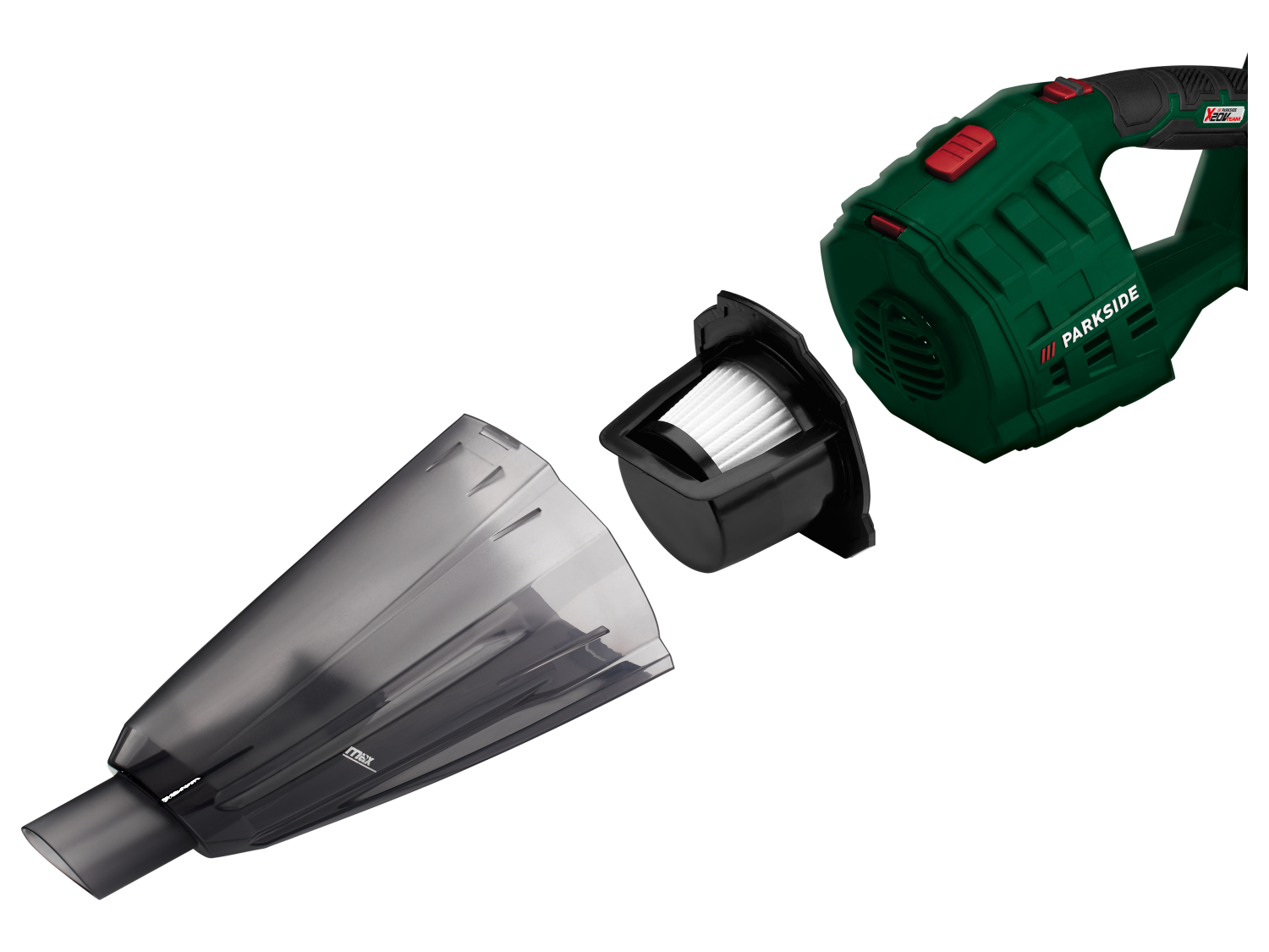 PARKSIDE® PHSSA 20-Li D2 – 20 V vezeték nélküli kézi porszívó (akku és töltő nélkül)