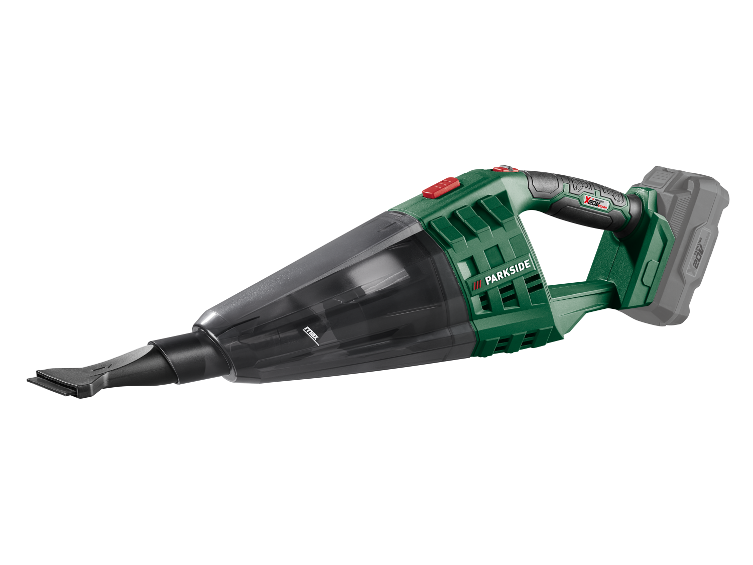 PARKSIDE® PHSSA 20-Li D2 – 20 V vezeték nélküli kézi porszívó (akku és töltő nélkül)