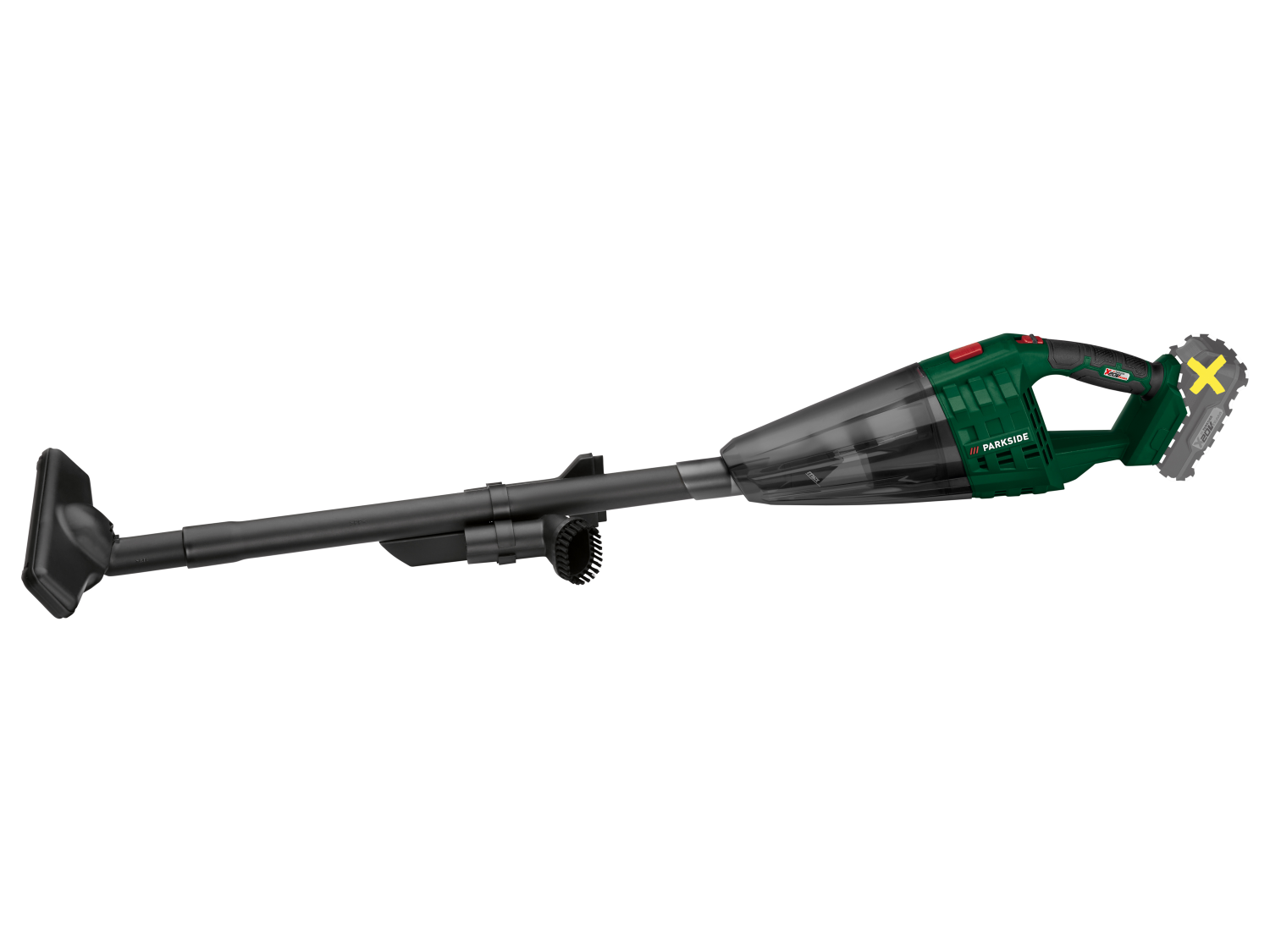 PARKSIDE® PHSSA 20-Li D2 – 20 V vezeték nélküli kézi porszívó (akku és töltő nélkül)