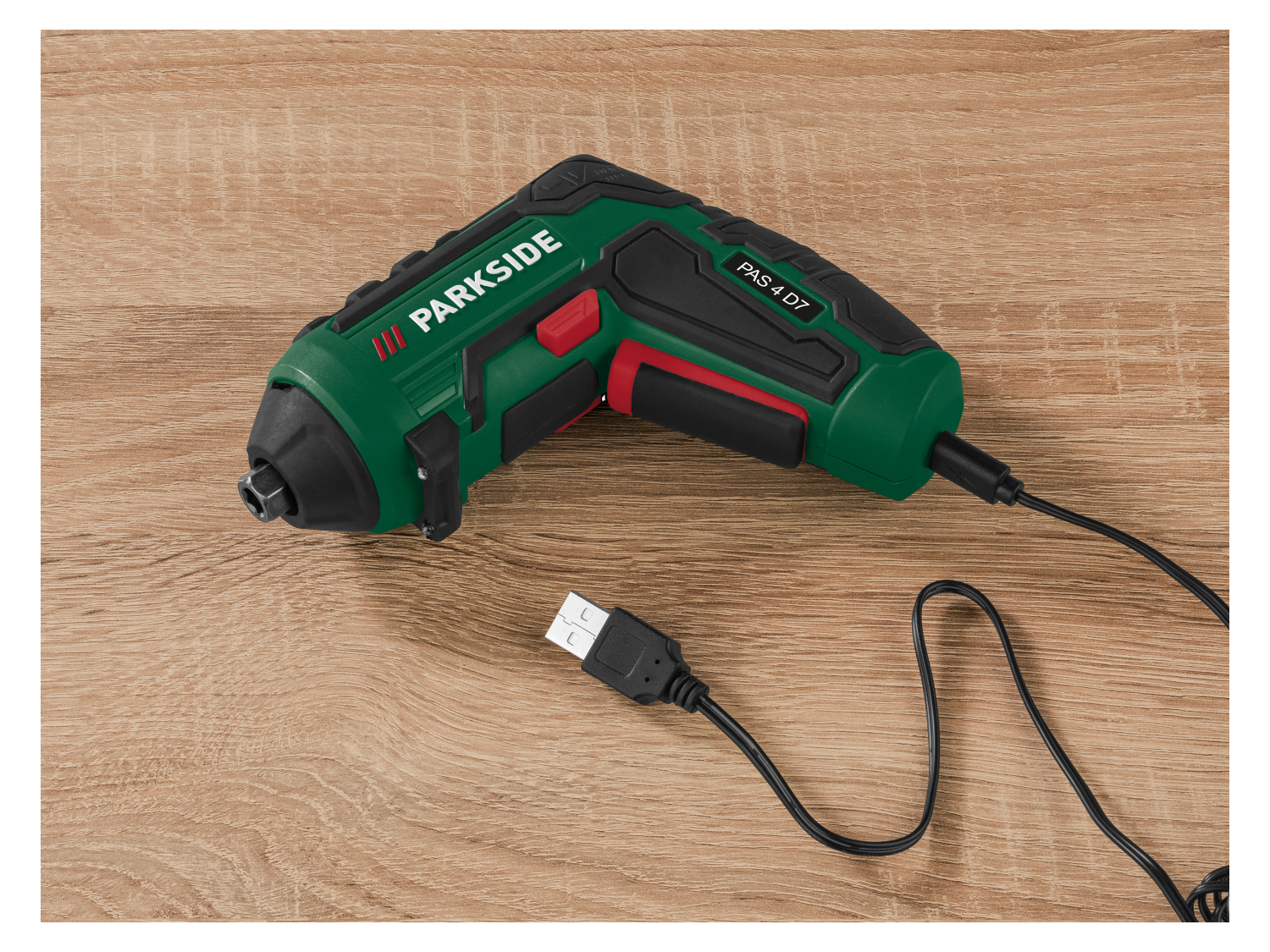 PARKSIDE® PAS 4 D7 – 4 V akkus csavarhúzó (USB-C, 15 részes bitkészlet)
