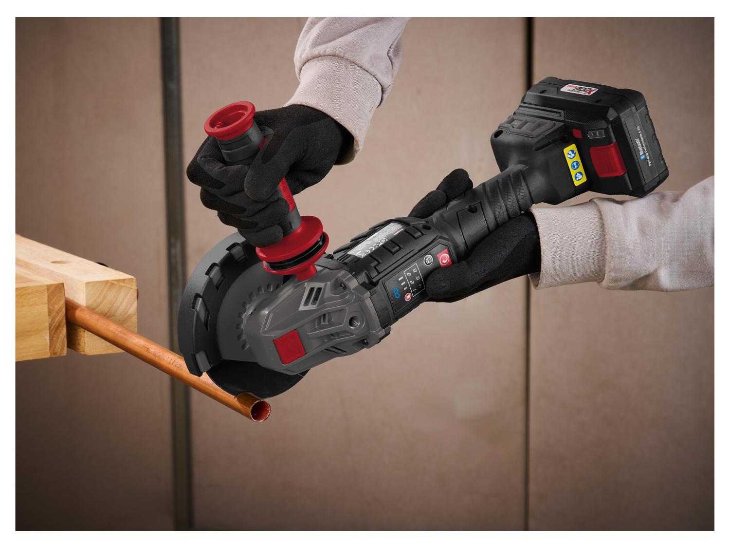 PARKSIDE PERFORMANCE® PWSAP 20-Li F6 akkus sarokcsiszoló – 20 V, Starter Kit