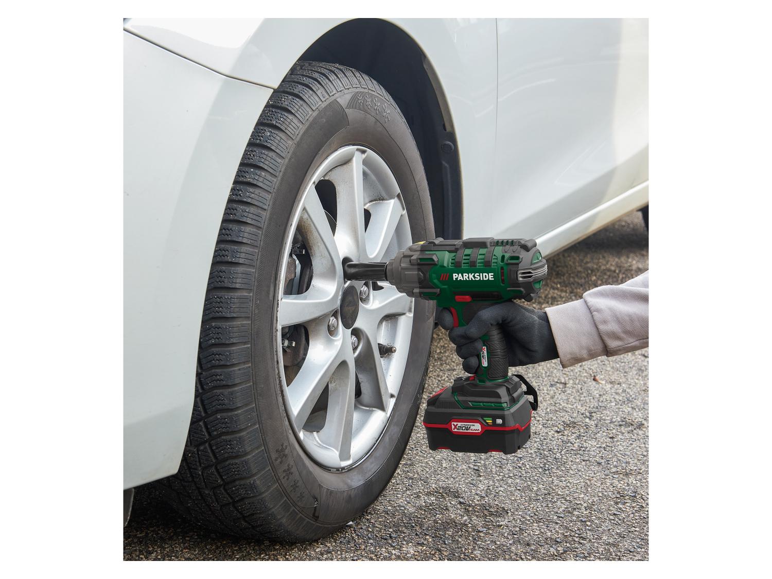 PARKSIDE® PASSK 20-Li C4 Akkumulátoros ütvecsavarozó szett (20 V, 4 Ah akkumulátor + 4,5 A gyorstöltő)
