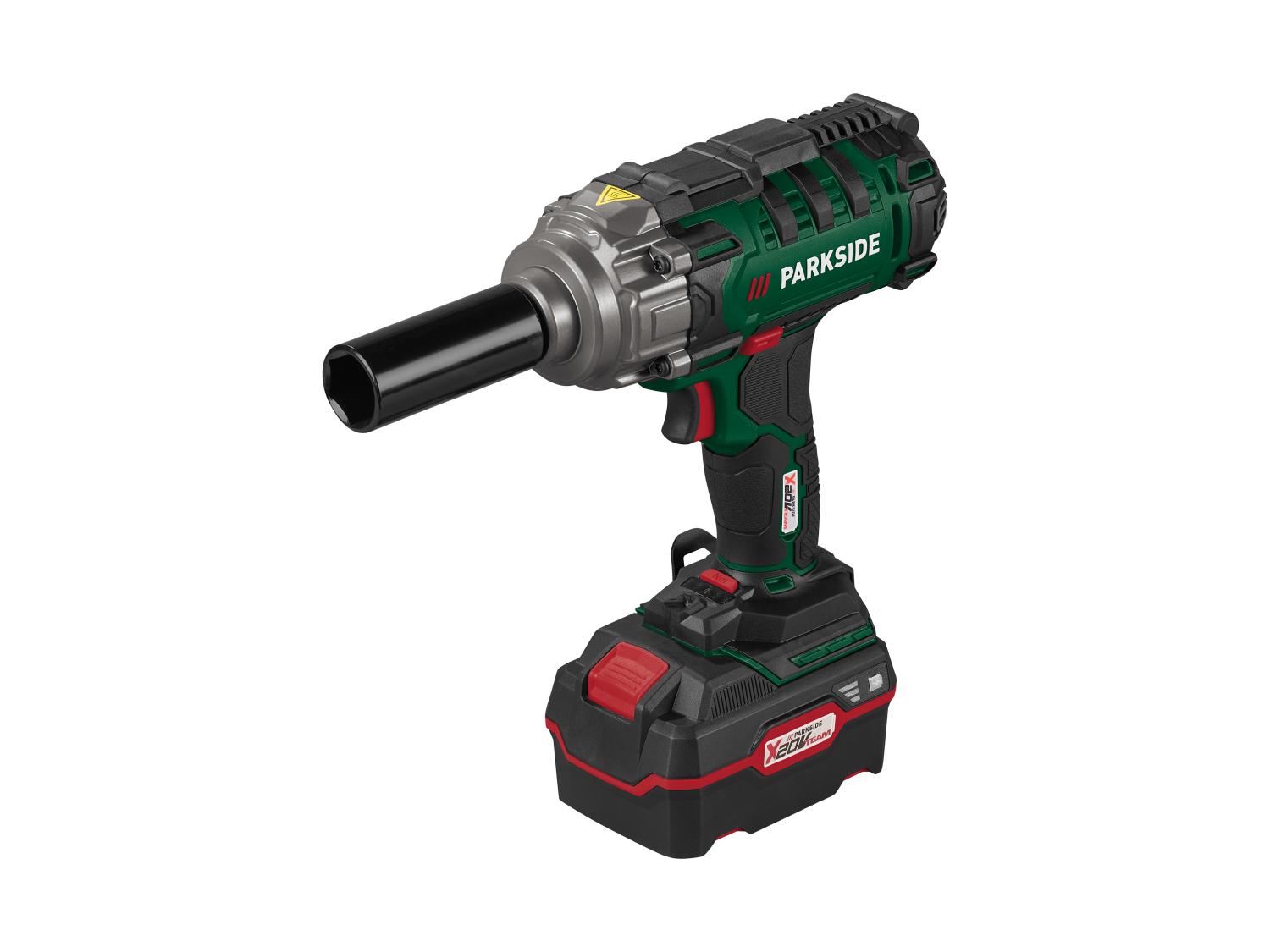 PARKSIDE® PASSK 20-Li C4 Akkumulátoros ütvecsavarozó szett (20 V, 4 Ah akkumulátor + 4,5 A gyorstöltő)