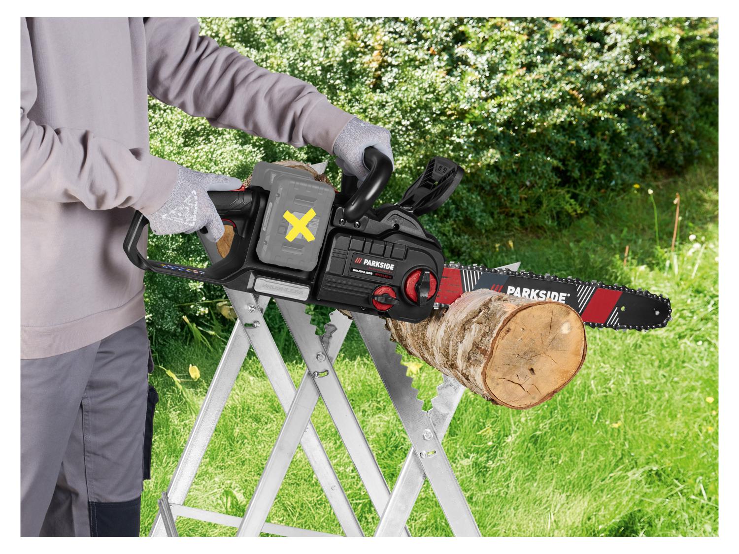 PARKSIDE PERFORMANCE® PPKSA 40-Li B2 - Akkumulátoros láncfűrész , 40 V – akku és töltő nélkül