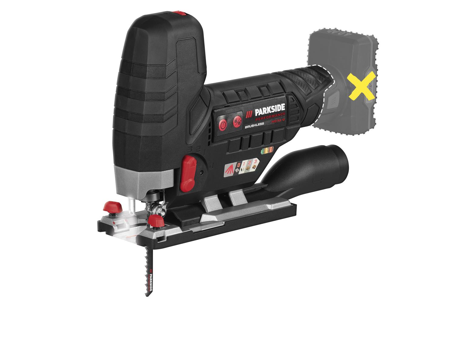 PARKSIDE PERFORMANCE® PPSTKA 12 A1 Akkus szúrófűrész  – (Akkumulátor és töltő nélkül)
