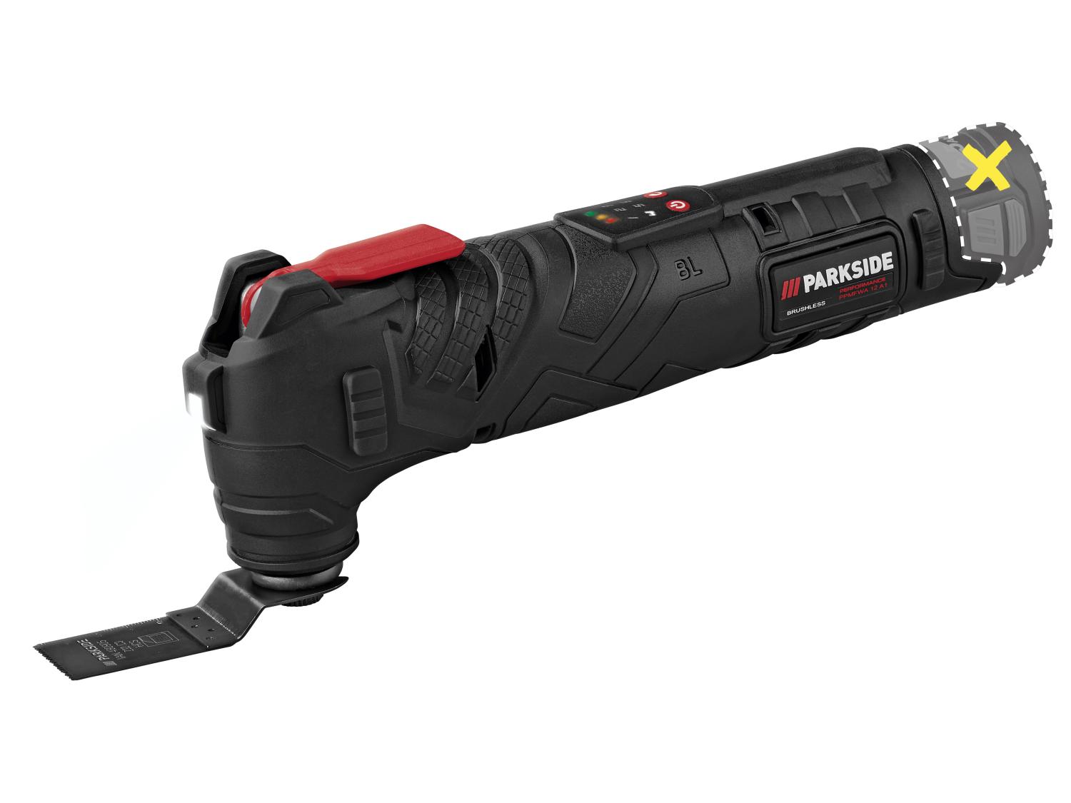 PARKSIDE PERFORMANCE® PPMFWA 12 A1 - Akkus multifunkciós szerszám – akku és töltő nélkül