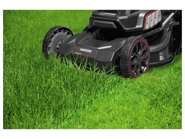 PARKSIDE PERFORMANCE® PPRMA 40-Li C3 Önjáró akkus fűnyíró, 40 V, 47 cm, 70 l, Brushless – akkumulátor nélkül