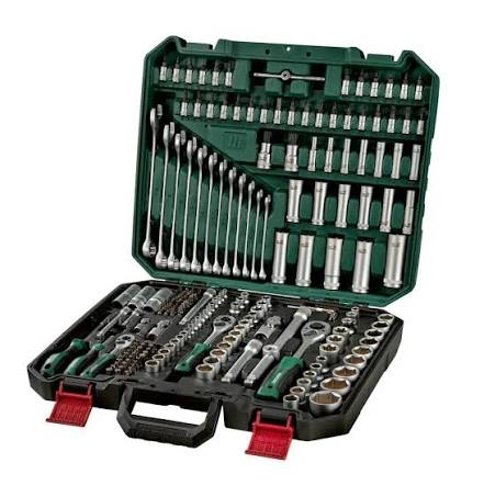 PARKSIDE® Dugókulcs- és racsnis szerszámkészlet, 216 részes, kofferben