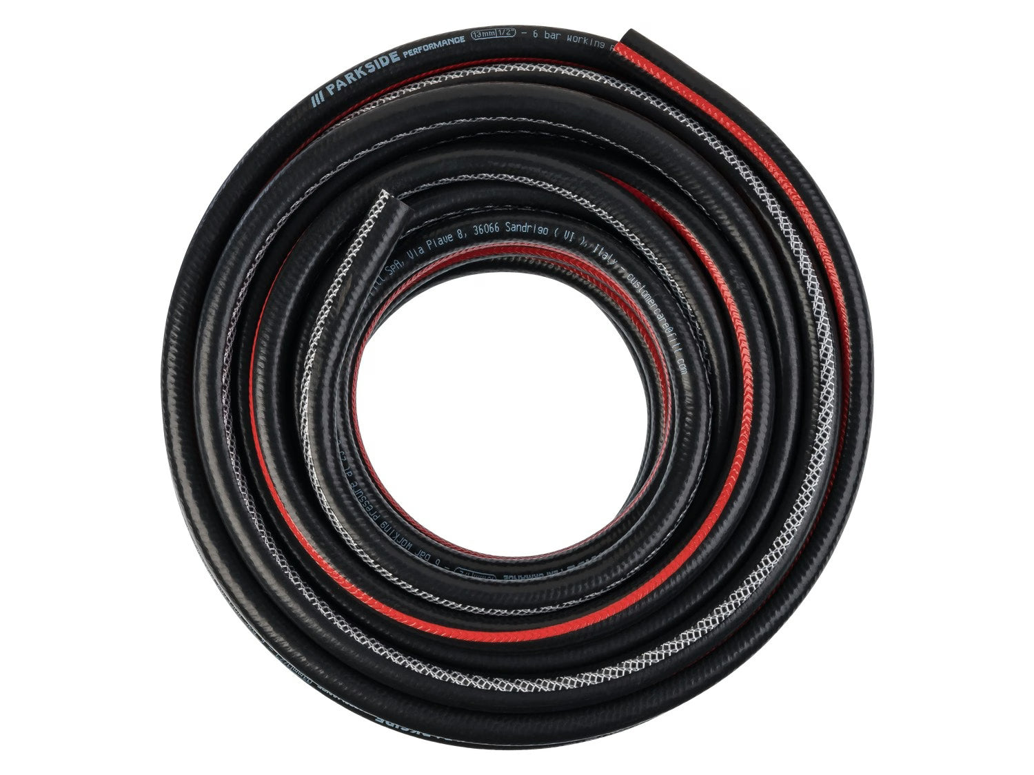 PARKSIDE PERFORMANCE® Prémium kerti locsolótömlő, 20 m, 1/2", 5 rétegű, 6 bar