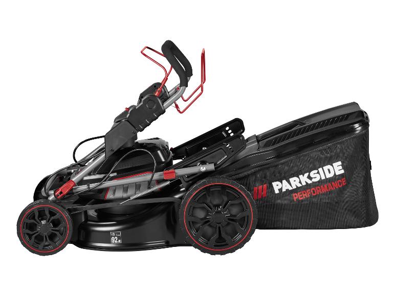 PARKSIDE PERFORMANCE® PPRMA 40-Li C3 Önjáró akkus fűnyíró, 40 V, 47 cm, 70 l, Brushless – akkumulátor nélkül