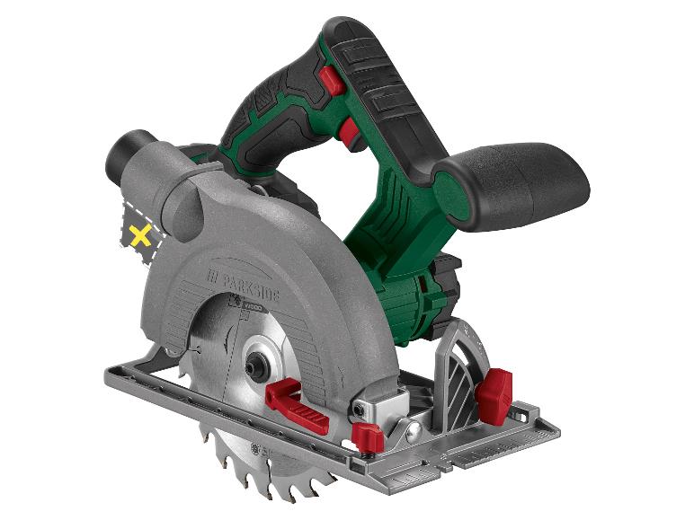 PARKSIDE® PHKSA 20-Li C4 Akkumulátoros kézi körfűrész (Akkumulátor és töltő nélkül)