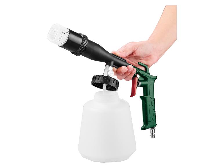 PARKSIDE® PDRP 6.2 B2 Pneumatikus tisztítópisztoly, 6,2 bar, 1000 ml, forgó kefés fejjel