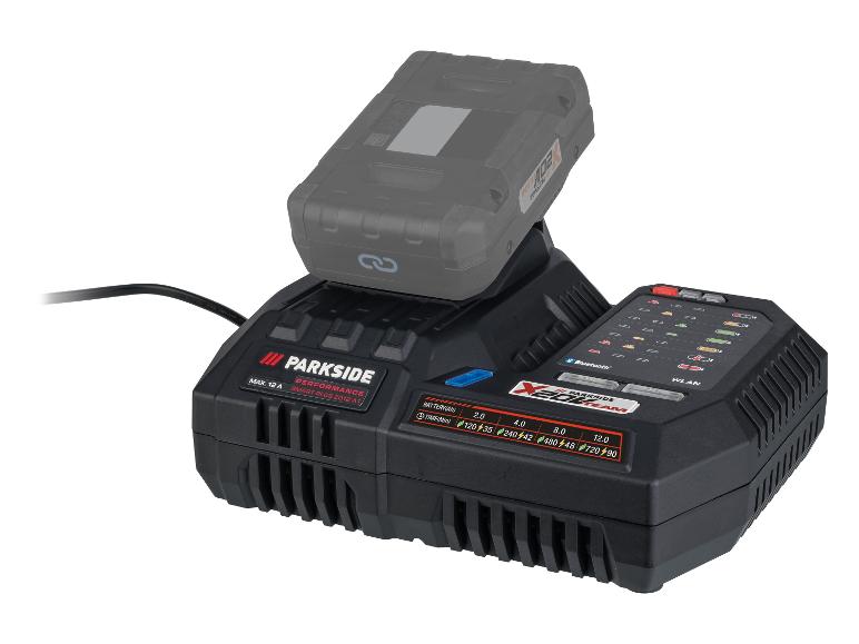 PARKSIDE PERFORMANCE® PLGS 2012 A1 Smart gyorstöltő, 20V, 12A, 300W, Wi-Fi és Bluetooth