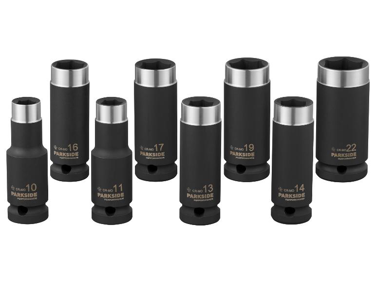 PARKSIDE PERFORMANCE® PSNP 8 C3 gépi dugókulcs készlet, 1/2", 8 részes