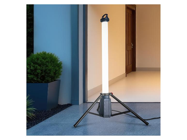 PARKSIDE PERFORMANCE® PALS 50 B1 LED munkalámpa, 360°, 5000 lm, 50 W, IP54, 2500 W-os csatlakozóaljzattal