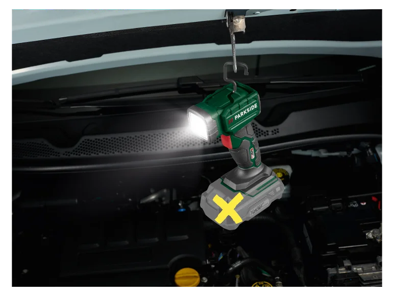 PARKSIDE® PLHLA 20 Li B1 Akkumulátoros kézi LED reflektor 20 V - (Akkumulátor és töltő nélkül)