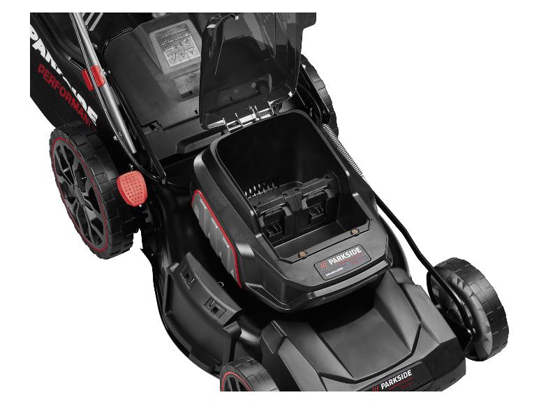 PARKSIDE PERFORMANCE® PPRMA 40-Li C3 Önjáró akkus fűnyíró, 40 V, 47 cm, 70 l, Brushless – akkumulátor nélkül
