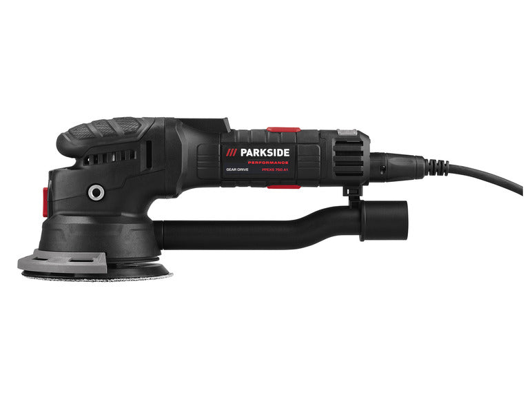 PARKSIDE PERFORMANCE® PPEXS 750 A1 Excentercsiszoló, 750 W, 150 mm, 6 fokozat, kofferral