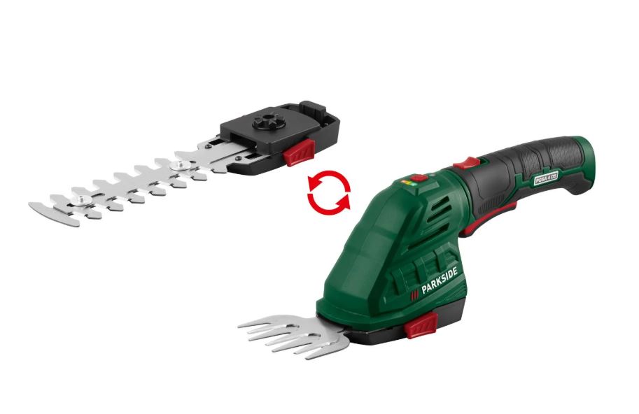 PARKSIDE® PGSA 4 D5 Akkus kézi sövény- és fűnyíró