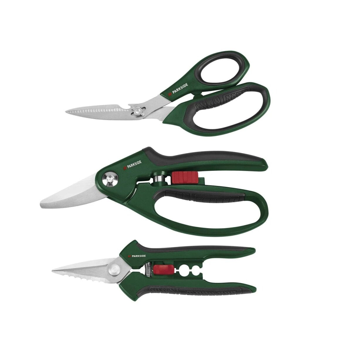 PARKSIDE® Univerzális ollókészlet, rozsdamentes acél pengével, 3 részes