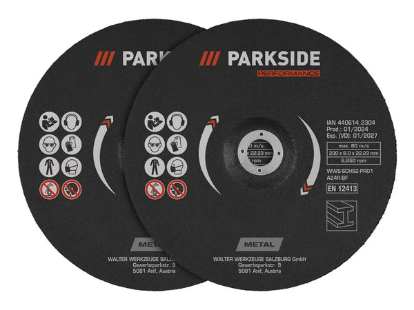PARKSIDE PERFORMANCE® PSSP 1 230 A1 Durvasimító korong szett 230 mm